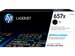 HP #657X  Black Toner Cartridge - 28,000 pages