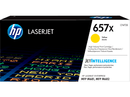 HP #657X Yellow Toner Cartridge - 23,000 pages