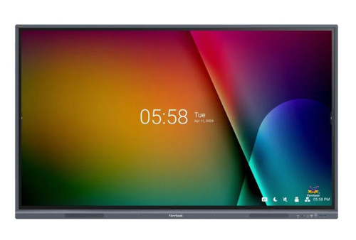 Viewsonic 65' 4K Interactive Display, USB-C PD, Dual Pen. 33 Point Touch, IFP6533-G New. Android OS, 3 Years Advance Replacement