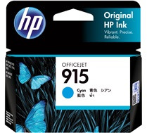 HP 915 Cyan Ink Cartridge - 315 pages