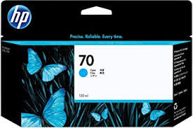 HP No. 70 Cyan Ink Cartridge 130ml