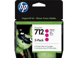 HP #712 29ml Magenta 3 Pack 3ED78A
