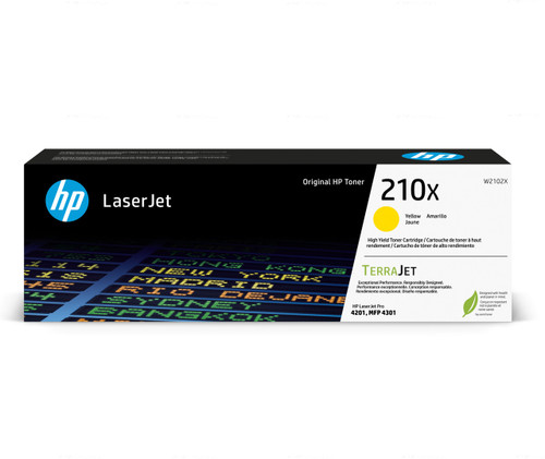 HP 210X Yellow Toner W2102X - 5,500 pages
