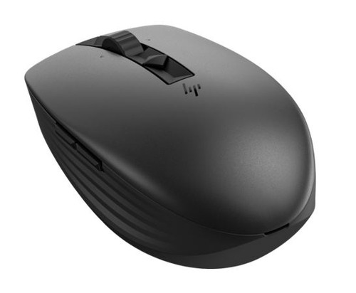 HP Premium Wireless Mouse 710 Rechargeable Silent USB-C batteries Bluetooth® 5.3 7 Buttons 3000dpi Mouse Black With multi-OS compatibility