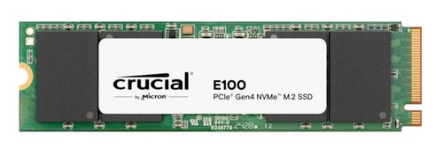 Crucial E100 2TB Gen4 NVMe SSD 5000/4500 MB/s R/W 100TBW 350K/460K IOPS 1M hrs MTTF M.2 2280 PCIe4 3yrs ~Crucial P3 Plus