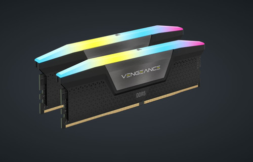 Corsair Vengeance RGB 96GB (2x48GB) DDR5 DRAM 6000MT/s CL30 AMD EXPO & Intel XMP Memory Kit