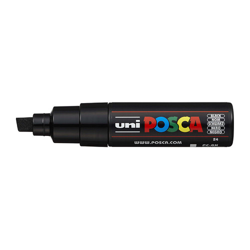 Posca PC-8M Bold Chisel Black
