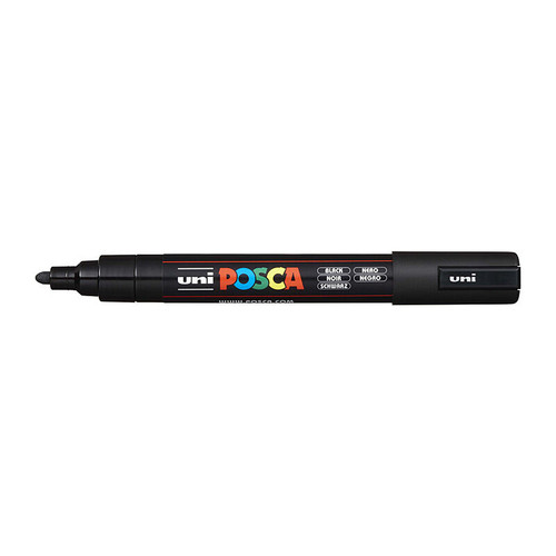 Posca PC-5M Medium Bullet Paint Black