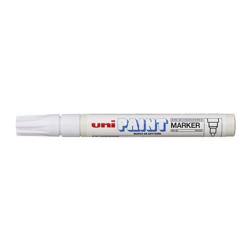 Uni Paint Marker Bullet PX20 White Box of 12