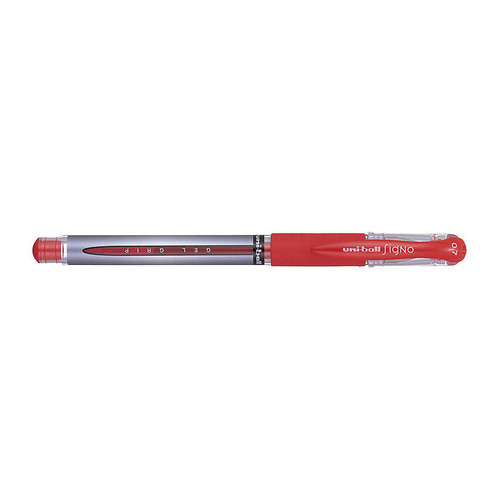 Uni-Ball Signo Gel Grip Rollerball 0.7 Red Box of 12