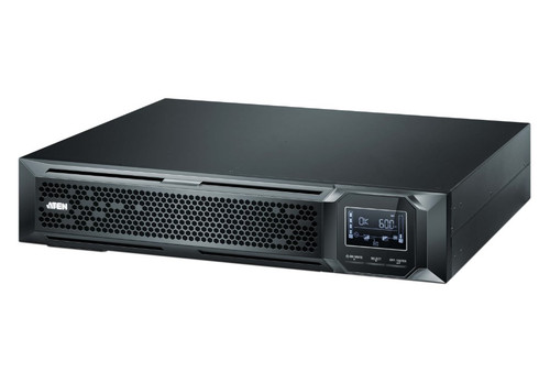 Aten 2000VA/2000W Professional Online UPS with USB/DB9 connection, 8 IEC C13 outlets, optional SNMP support, EPO and RJ port surge protection