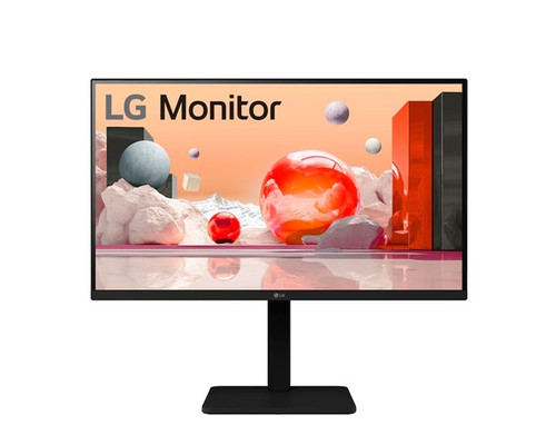 LG 27' Full HD IPS Monitor – 1920×1080, 100 Hz, built‑in power & speakers, versatile stand (tilt/height/swivel/pivot), Reader Mode & Flicker Safe