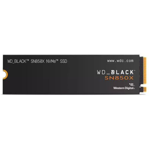 Western Digital WD BLACK SN850X NVMe™ SSD - 8TB, Without Heatsink M.2 2280, 7200MB/s 6600MB/s R/W 1200K/1200K IOPS  PCIe Gen4 x4 5yrs