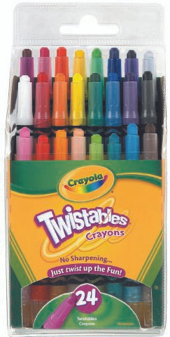 Crayons Twistables Mini Crayola 529724 Pack 24 Assorted Colours