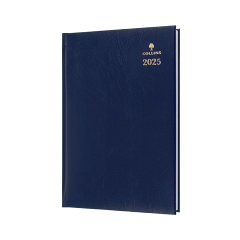 Diary Collins Sterling A4 Week to an Opening Blue Y2026 344P59