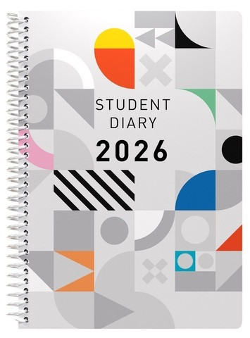 Diary Collins Student School Spiral A5 Spiro Bound Polyprop Cover Y2026 SC37SPLGT