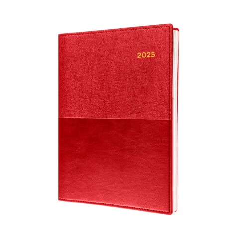Diary Collins Vanessa Wiro A5 Day to a Page Red Y2026 185V15