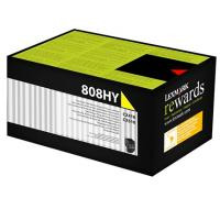 Lexmark 808HY HY Yellow Toner - 3,000 pages