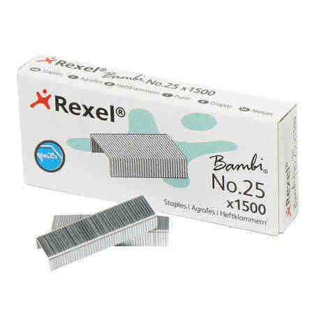 Staples No 25 Rexel Bambi R05020 Pack 1500