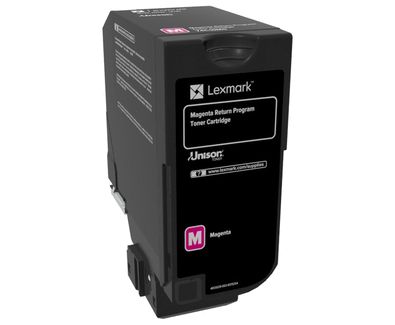 Lexmark 74C60M0 Magenta Toner Cartridge - 3,000 pages