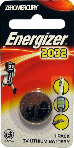 Battery Energizer Lithium ECR2032BS1 Card of one