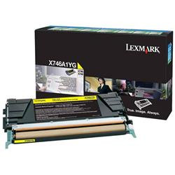 Lexmark X746 / X748 Yellow Prebate Cartridge - 7,000 pages