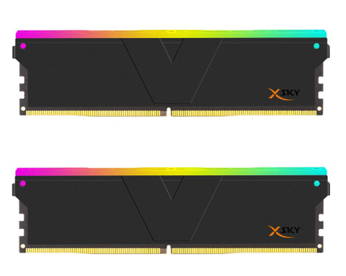 V-Color DDR5 32GB (16GBx2) 6000MHz MANTA XSKY RGB U-DIMM 1.25V (BLACK)
