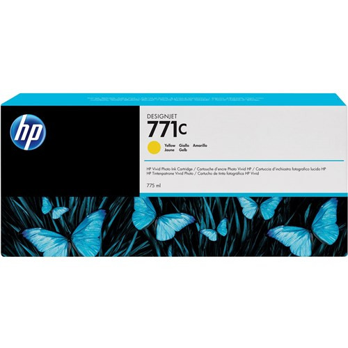 HP 771 Yellow DESIGNJET INK 775 ML