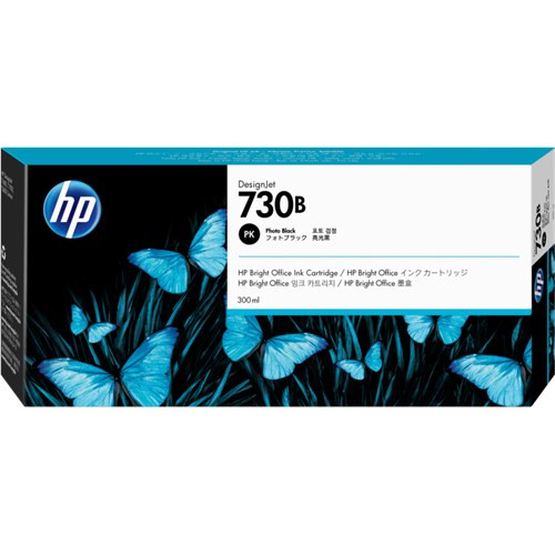 HP 730B 300-ML PHOTO Black DESIGNJET INK CARTRIDGE