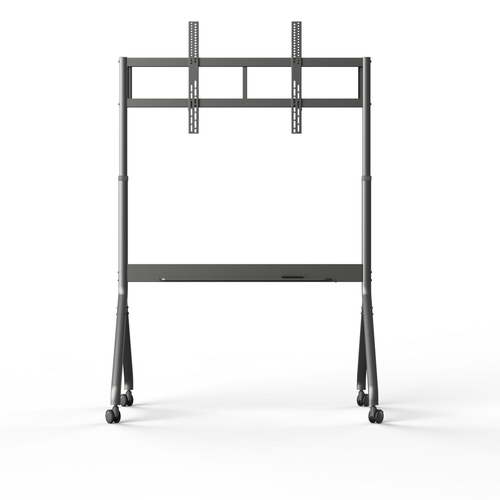 NORTH BAYOU HEAVY DUTY ELECTRIC HEIGHT ADJUST TV TROLLEY 80 - 110 90KG