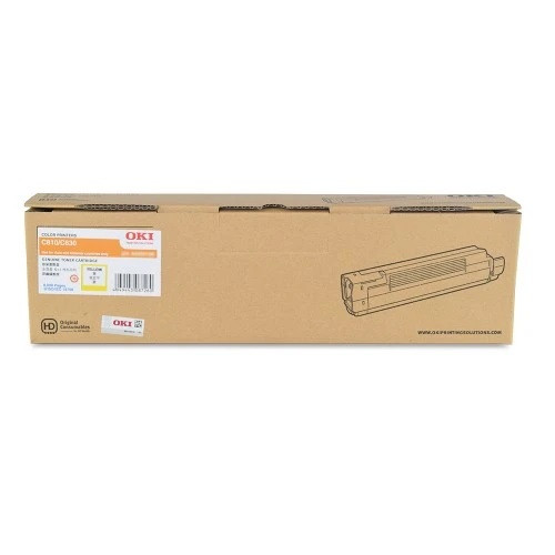 Oki C810 / C830 Yellow Toner Cartridge - 8,000 Pages