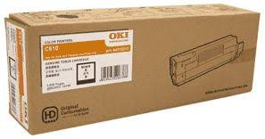 Oki C610 Black Toner Cartridge - 8,000 pages