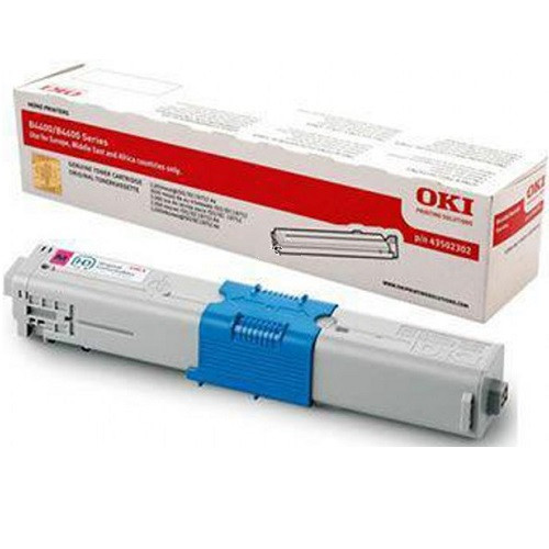 Oki C301/321 Magenta Toner Cartridge - 1,500 pages