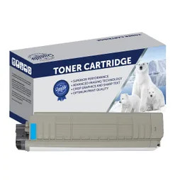Compatible Oki ES-8460 / ES-8462 Cyan Toner Cartridge - 7,000 pages