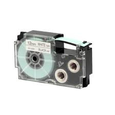 Compatible Casio Black Text on 24mm wide Clear Label Tape