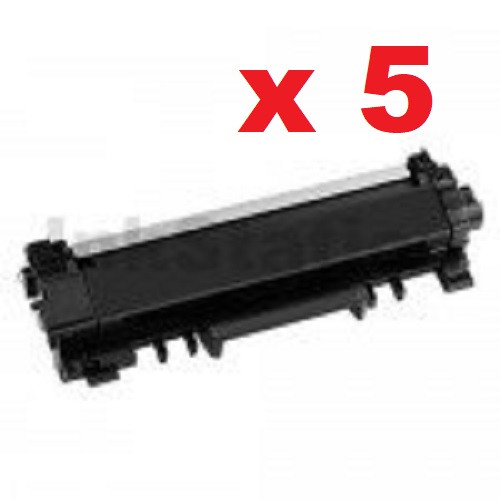 5 x Compatible Brother TN2450 Toner Cartridge - 3,000 pages