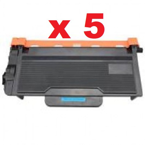 5 x Compatible Brother TN3440 Toner Cartridge - 8,000 pages