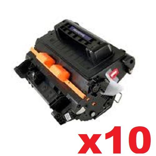 10 x Compatible HP No. 81A Black Toner - 10,500 pages