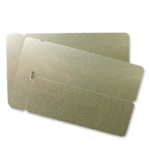 1.3mm Gold Double Name Badge - per 250