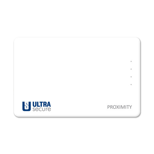 Ultrasecure ISO Prox PVC Plain White - per 100