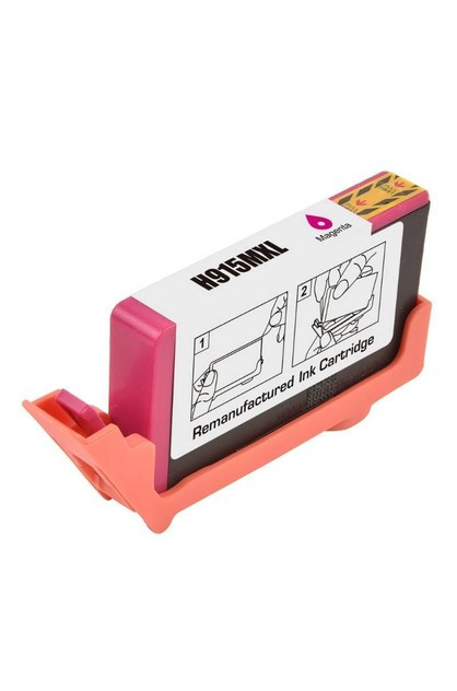 Compatible HP 915XL Magenta Ink Cartridge  - 825 pages - Remanufactured