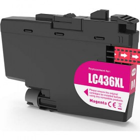 Compatible Brother LC-436XL Magenta Ink Cartridge - 5,000 pages