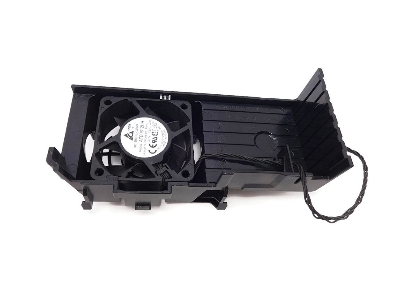 HP Z420 Rear Cooling & RAM Cover Memory Fan Assembly 647292-001 663069-001 