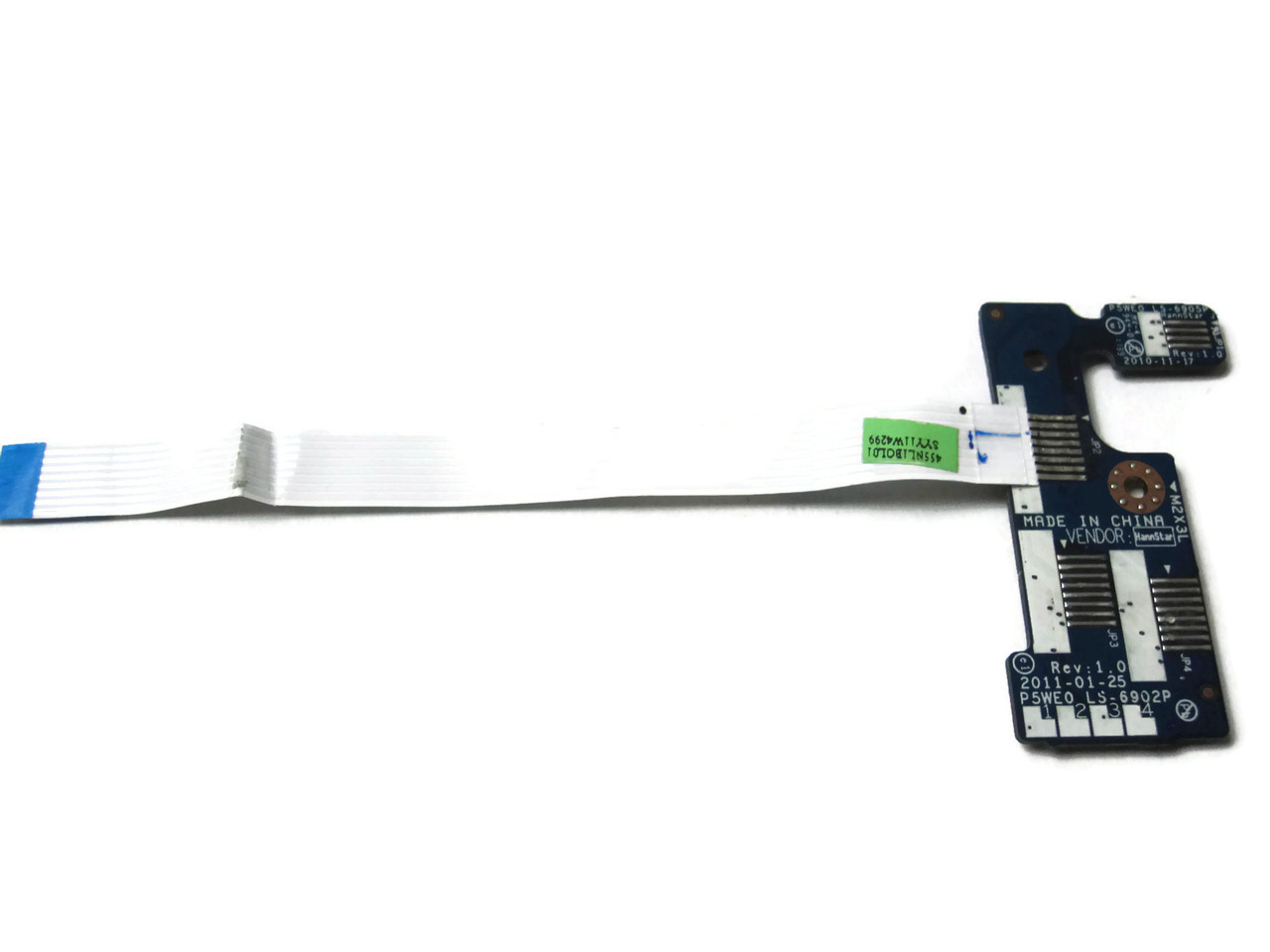 Zahara Power Button Board with Cable Replacement for Acer Aspire 5750 5750G 5755 5755G P5WE0 LS-6902P 