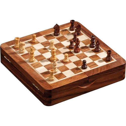 Philos Magnetic Drawbridge Wood Chess Set 19 mm Field