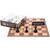 DGT Chess Starter Box Brown [with Set plus 1002 Bonus Timer]