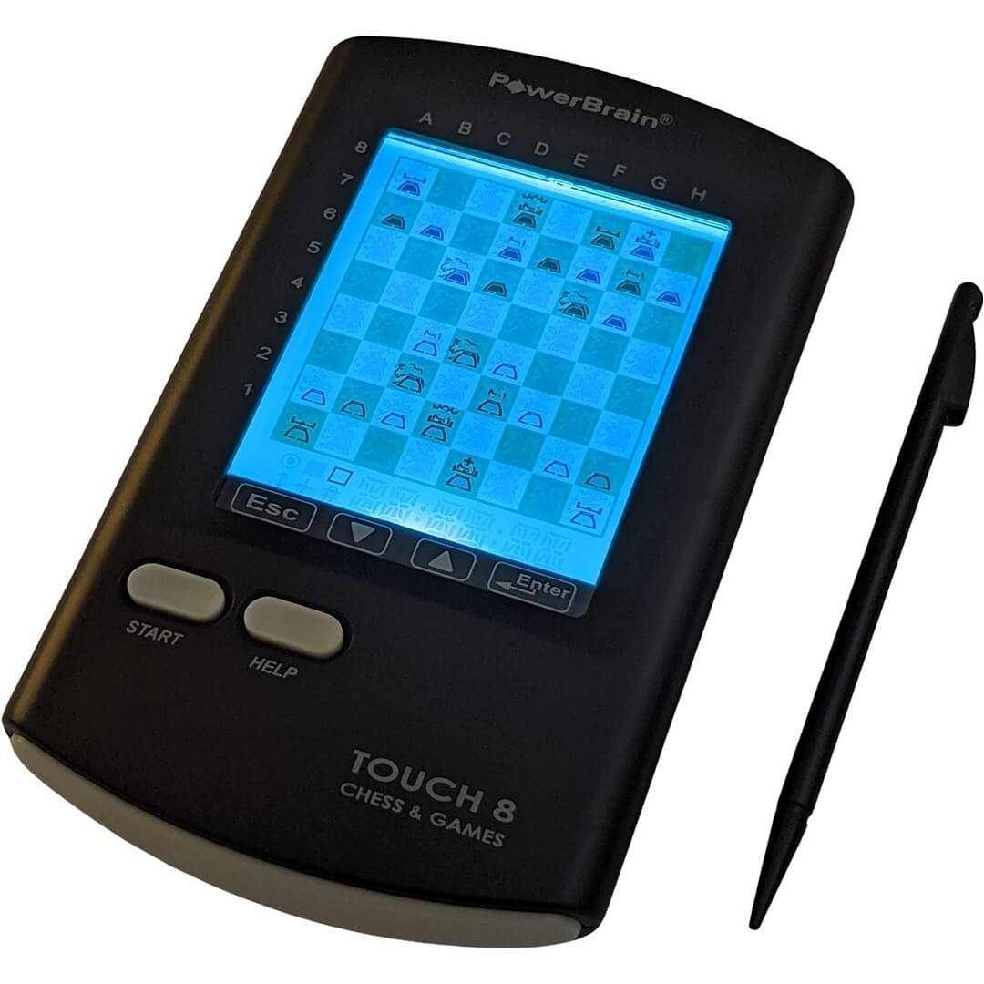 Product Page for PowerBrain Touch 8 Chess & Games Handheld Computer 606