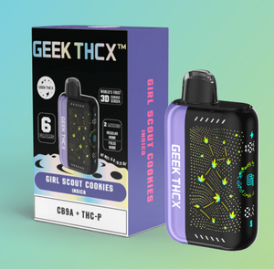 Girl Scout Cookies 6 Grams CB9A + THC-P Curve Screen Disposable Vape Indica Girl Scout Cookies 6 Grams CB9A + THC-P Curve Screen Disposable Vape Indica