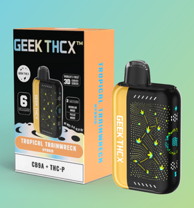 Tropical Trainwreck 6 Grams CB9A + THC-P Curve Screen Disposable Vape Hybrid Tropical Trainwreck 6 Grams CB9A + THC-P Curve Screen Disposable Vape Hybrid