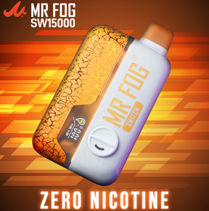Mr Fog 15000 Zero Nicotine Strawberry Apricot ice Mr Fog 15000 Zero Nicotine Strawberry Apricot ice